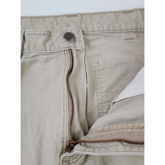 Carhartt Carpenter Pants Mens 34x32 Tan B151 Dungaree Fit Utility Work Cotton - Picture 14 of 14